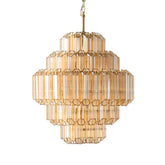 Vintage Glass Chandelier