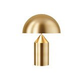 Metal mushroom table lamp