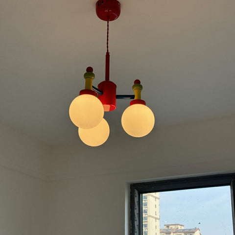Colorful Magic Bean Chandelier