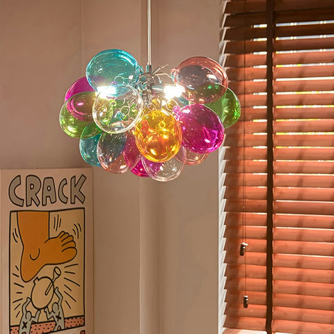 Colorful Bubble Chandelier