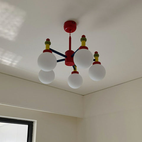 Colorful Magic Bean Chandelier