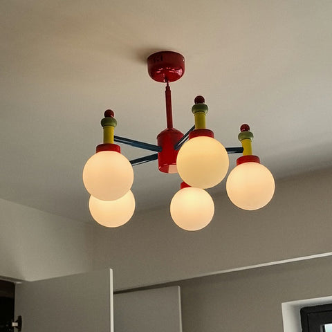 Colorful Magic Bean Chandelier