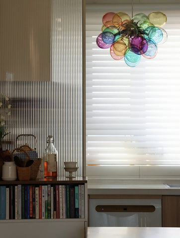 Colorful Bubble Chandelier