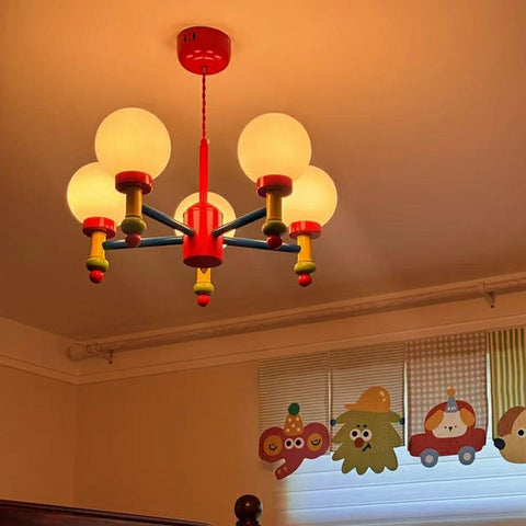Colorful Magic Bean Chandelier