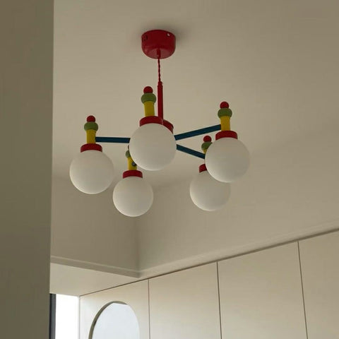 Colorful Magic Bean Chandelier