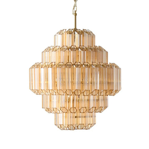 Vintage Glass Chandelier