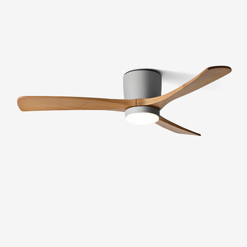 Walnut Wood Fan Lamp