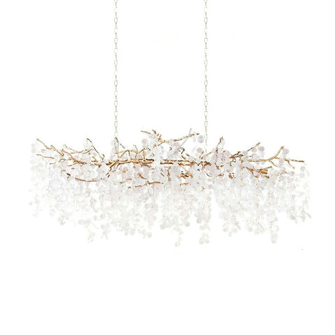 Branch Glass Coin Chandelier