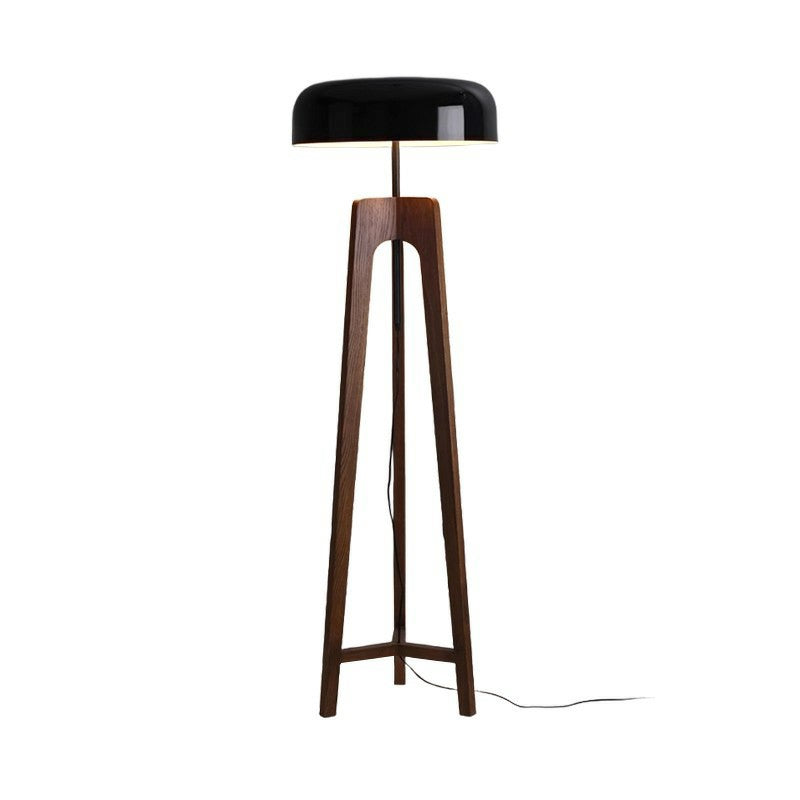Retro Wooden Floor Lamp