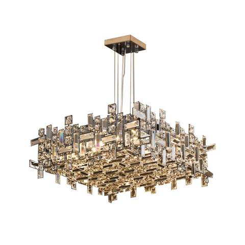 Square Crystal Chandelier