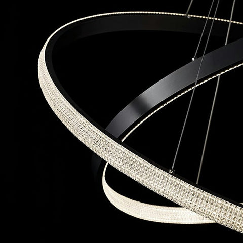 Black Circular Chandelier