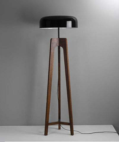 Retro Wooden Floor Lamp