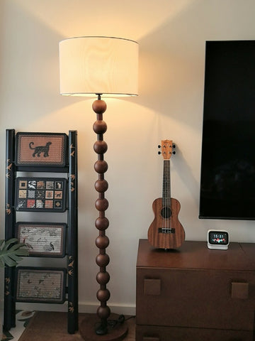 Solid Wood Floor Lamp