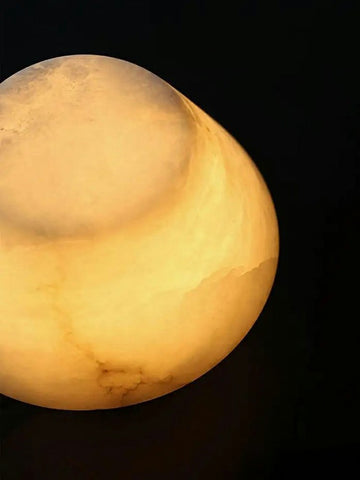 Alabaster Mushroom Table Lamp
