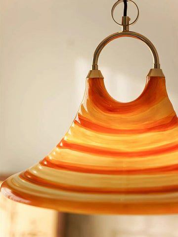 Retro Adjustable Speaker Pendant Lamp