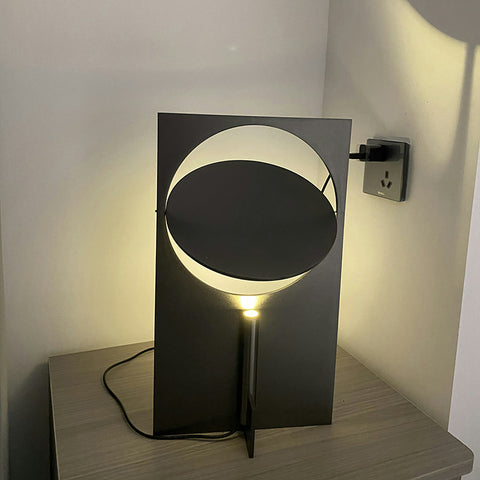 Stainless steel ambient table lamp
