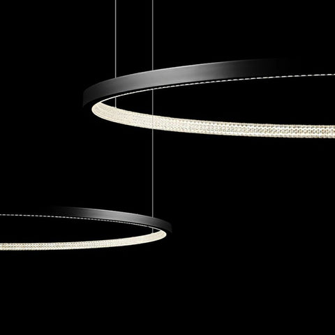 Black Circular Chandelier