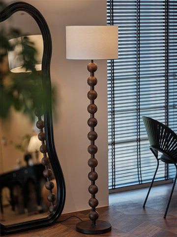Solid Wood Floor Lamp