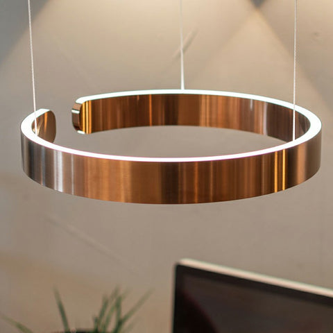 Stainless Steel Circular Chandelier