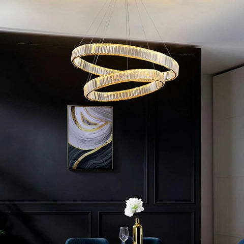 Circular Crystal Chandelier