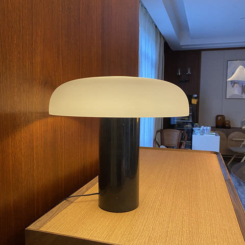 Marble glass table lamp