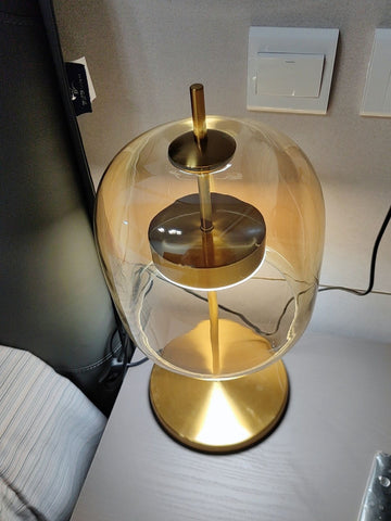 Glass Table Lamp