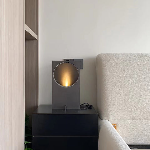 Stainless steel ambient table lamp