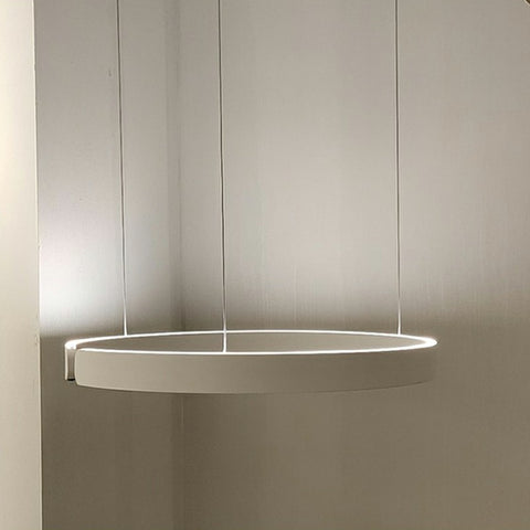 Stainless Steel Circular Chandelier