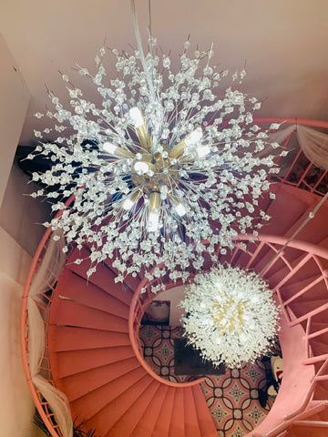 Crystal Dandelion Chandelier