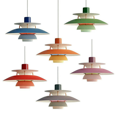Colorful Flying Saucer Pendant Lamp
