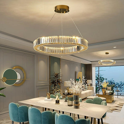 Circular Crystal Chandelier
