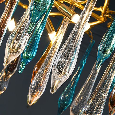 Colorful Teardrop Chandelier