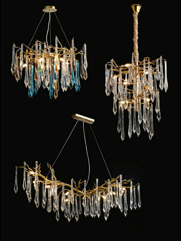 Colorful Teardrop Chandelier