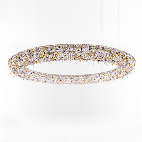 Modern Round Crystal Chandelier