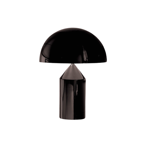 Metal mushroom table lamp