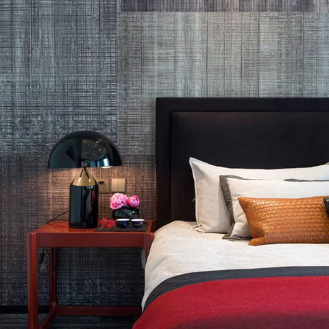 Metal mushroom table lamp