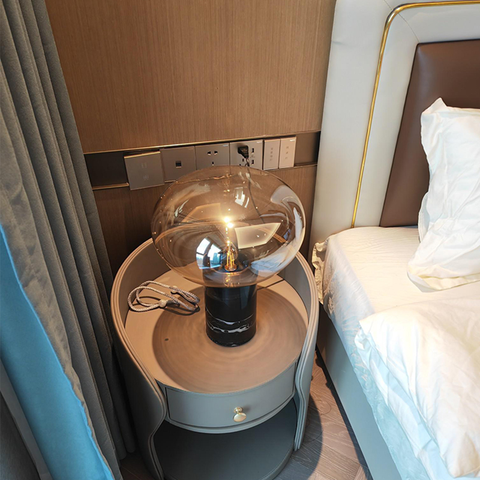 Marble table lamp