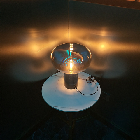 Marble table lamp