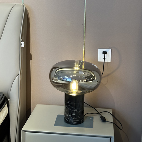 Marble table lamp