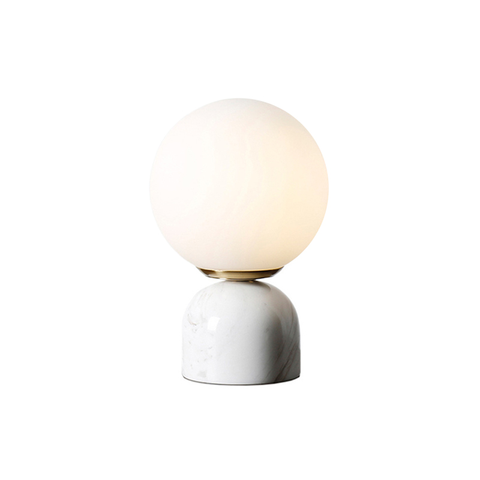 Small marble table lamp