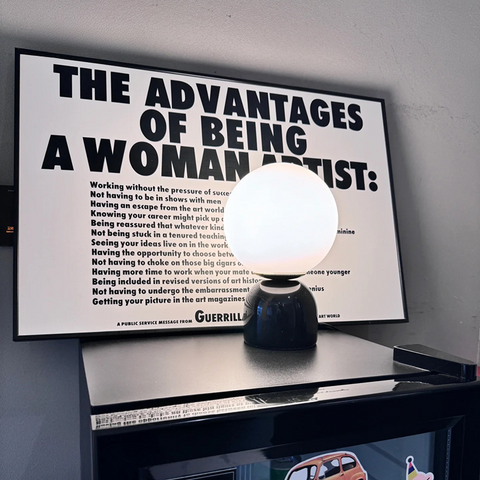 Small marble table lamp