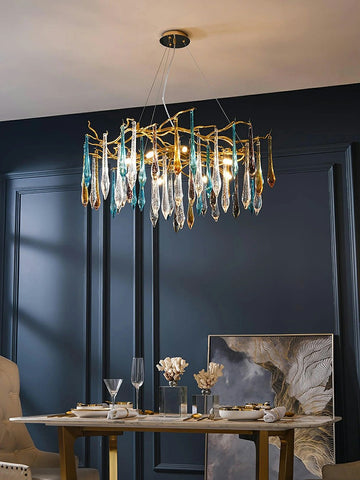 Colorful Teardrop Chandelier