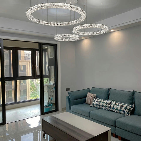 Luxury Crystal Circular Chandelier