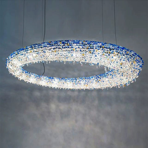 Modern Round Crystal Chandelier