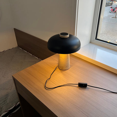 Stone Mushroom Table Lamp