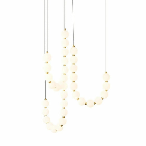 Acrylic Pearl Necklace Chandelier