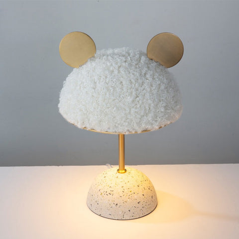 Furry Table Lamp