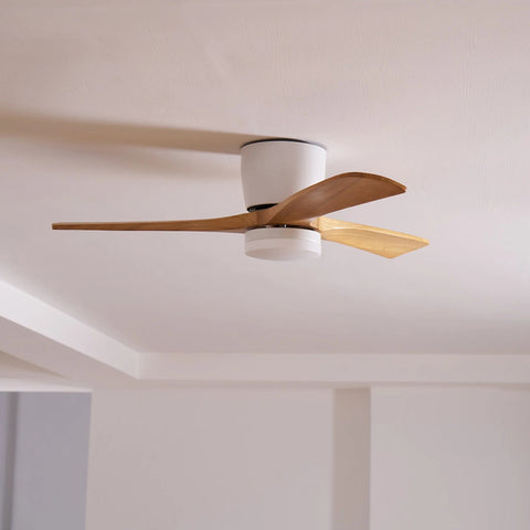 Walnut Wood Fan Lamp
