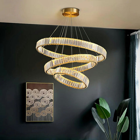 Circular Crystal Chandelier