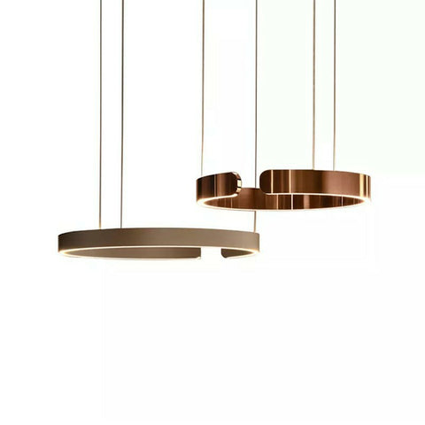 Stainless Steel Circular Chandelier